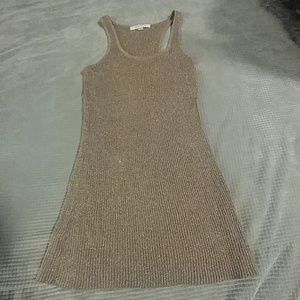 Gold sparkle tank